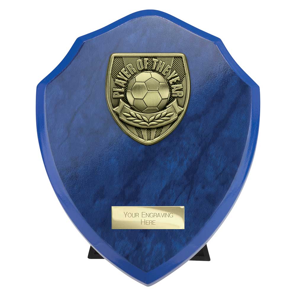 Cobra Shield Player of the Year Football Award (Blue)