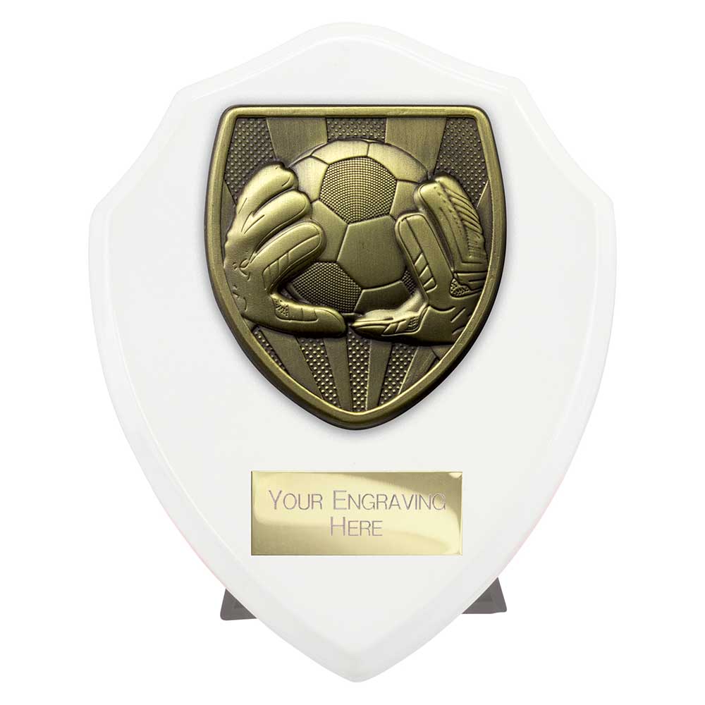 Cobra Shield Football Goalkeeper Award (White)