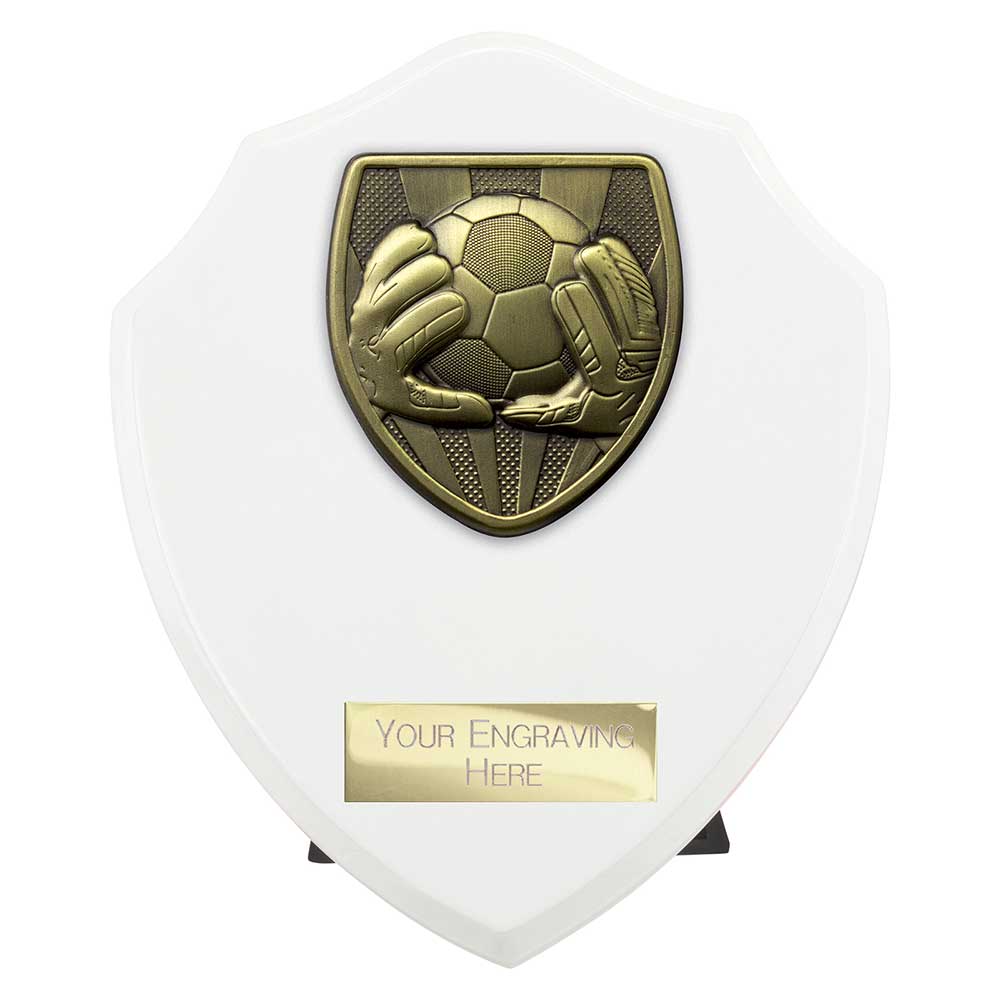 Cobra Shield Football Goalkeeper Award (White)