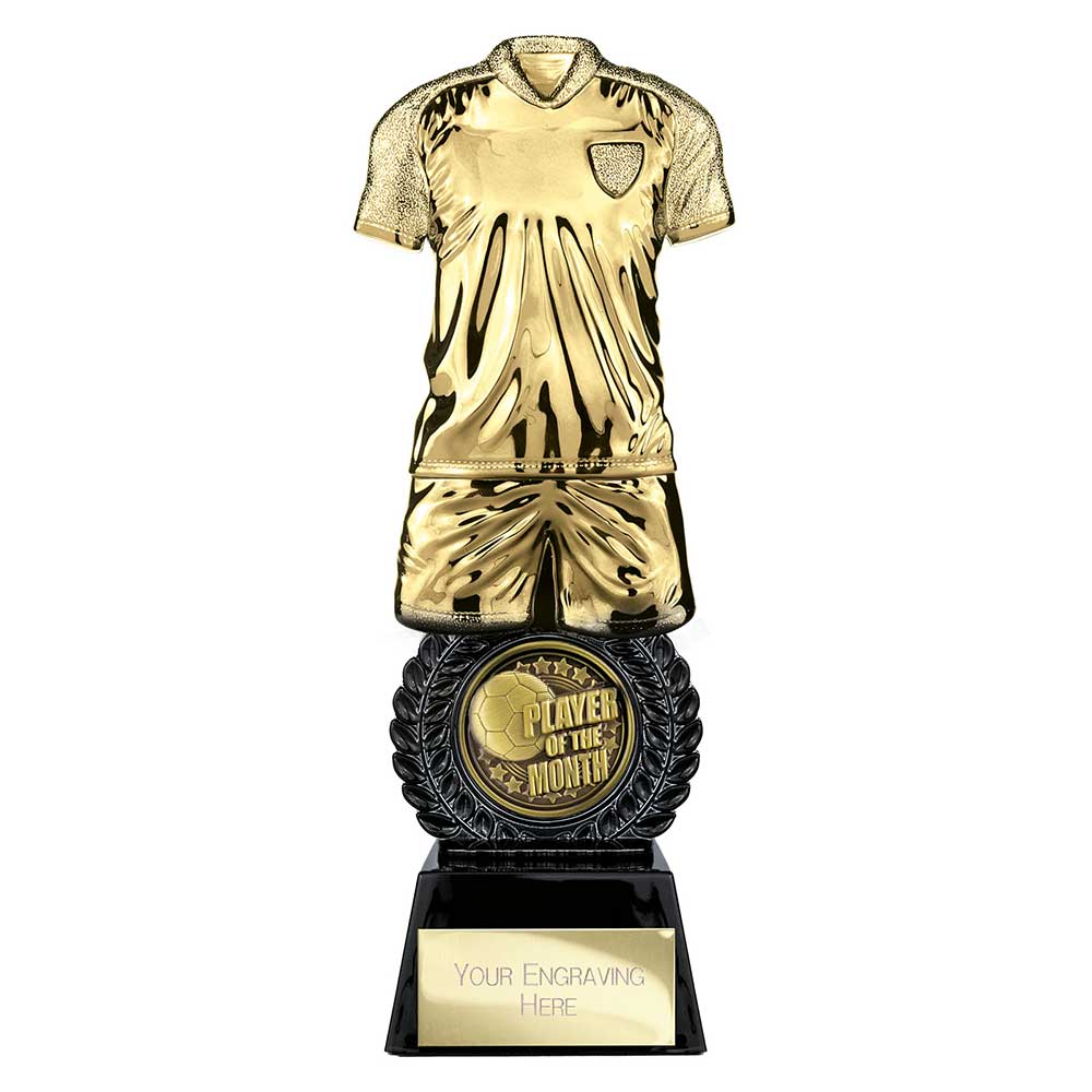 Intensity Football Player of Month Award - Gold & Black