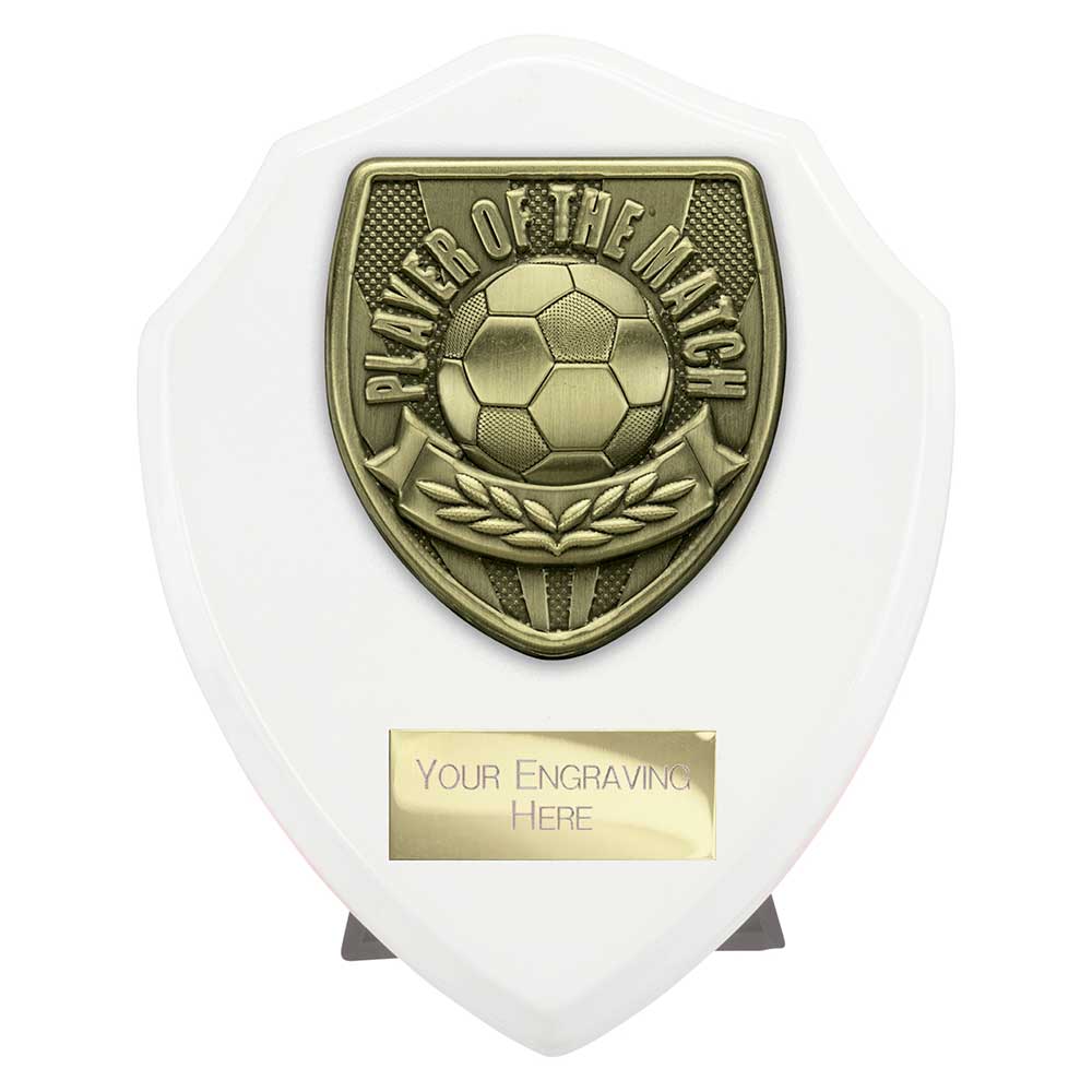 Cobra Shield Player of the Match Football Award (White)