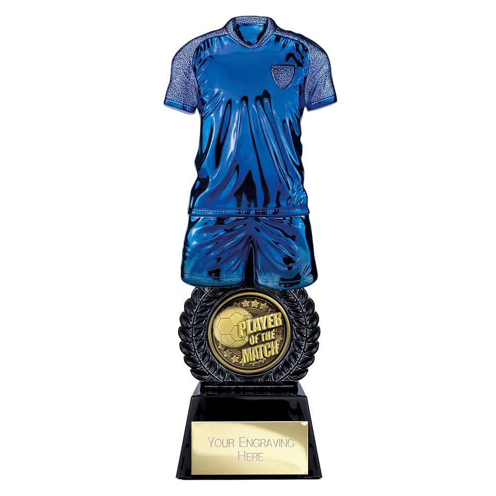 Intensity Football Player of Match Award - Blue & Black