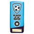 Prime Player of the Match Football Trophy (Blue/Purple)