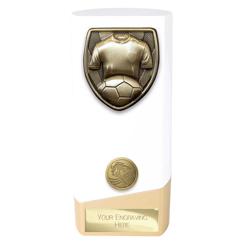 Prime Cobra Football Shirt & Ball Award (White & Gold)