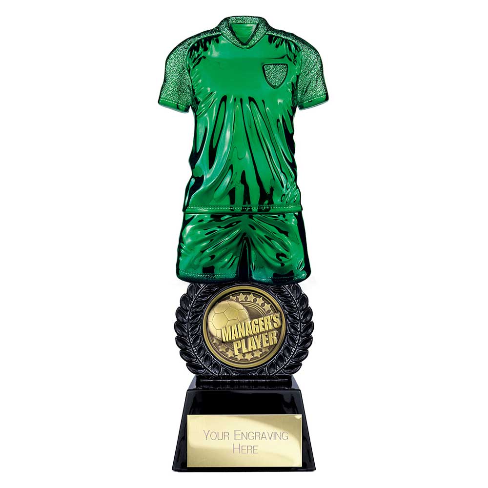Intensity Football Managers Player Award - Green & Black