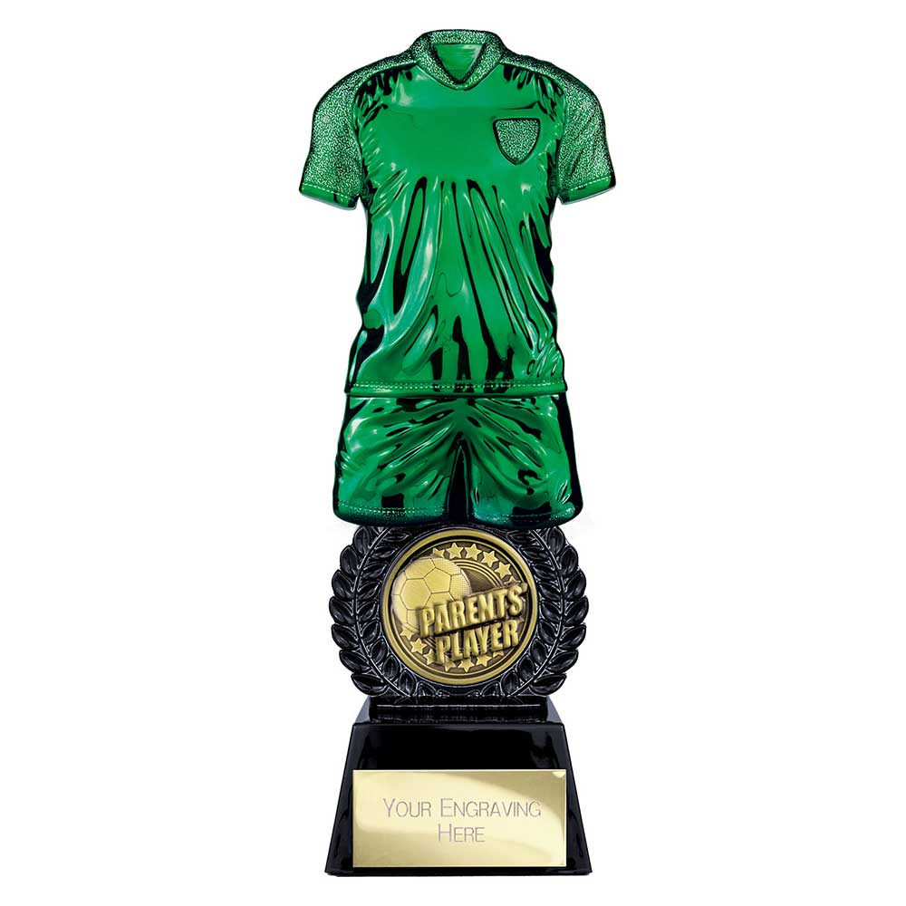 Intensity Football Parents Player Award - Green & Black