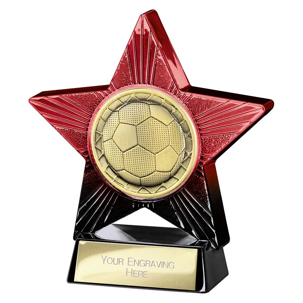 Superstar Football Award - Red & Black