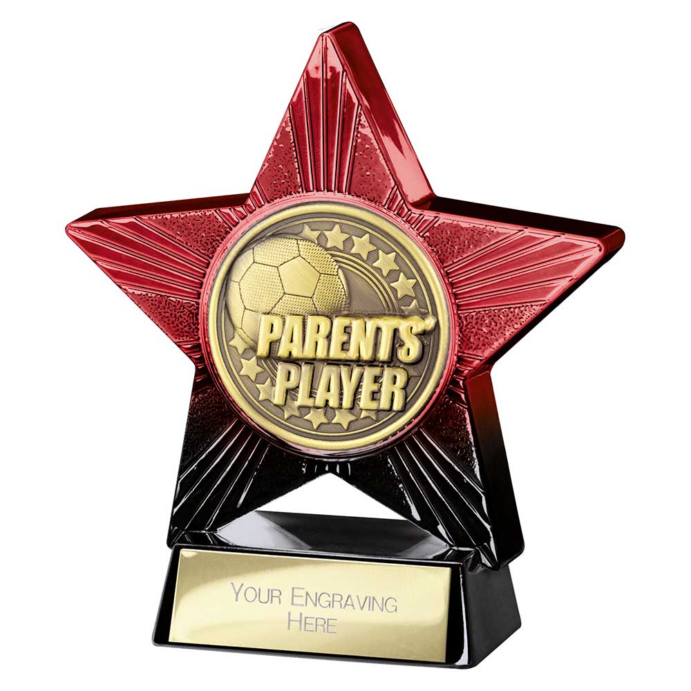 Superstar Parents Player Award - Red & Black