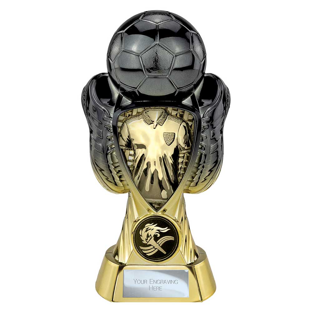 Tournament Football Trophy (Gold & Black)