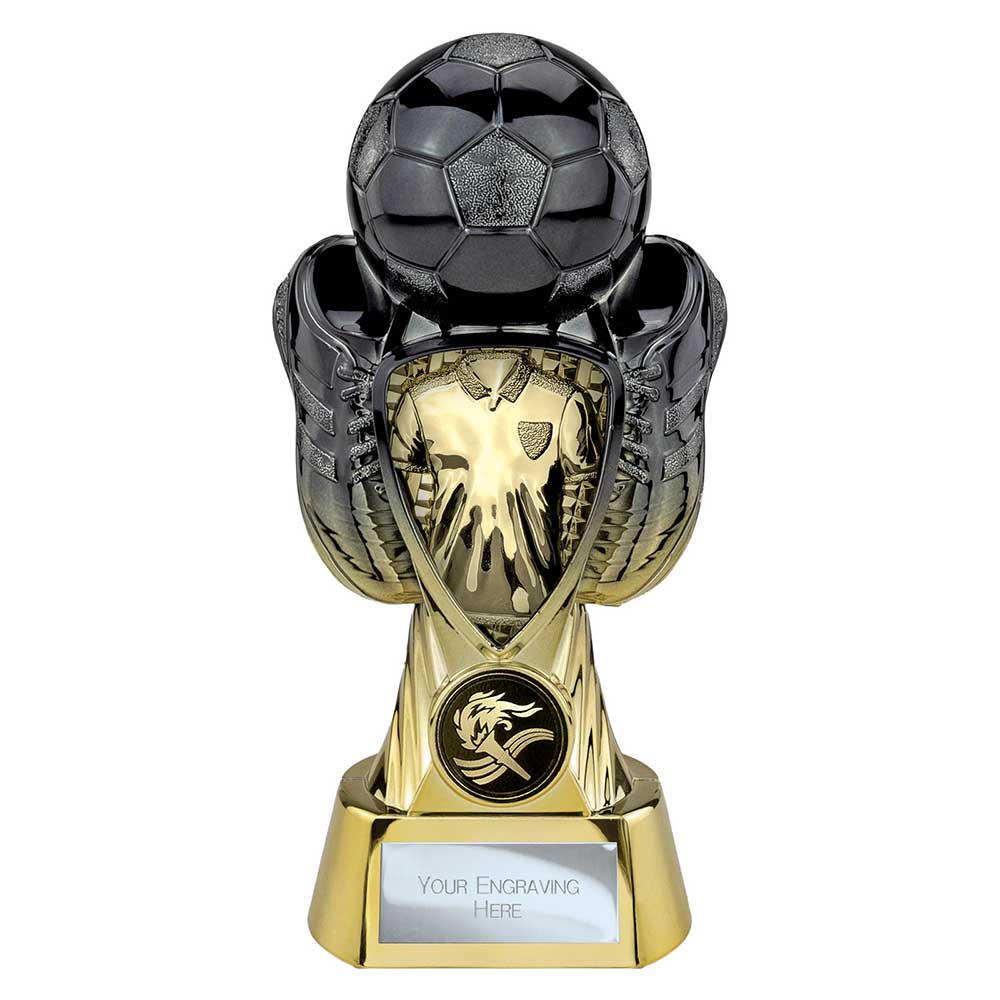 Tournament Football Trophy (Gold & Black)