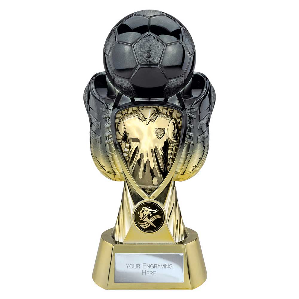 Tournament Football Trophy (Gold & Black)