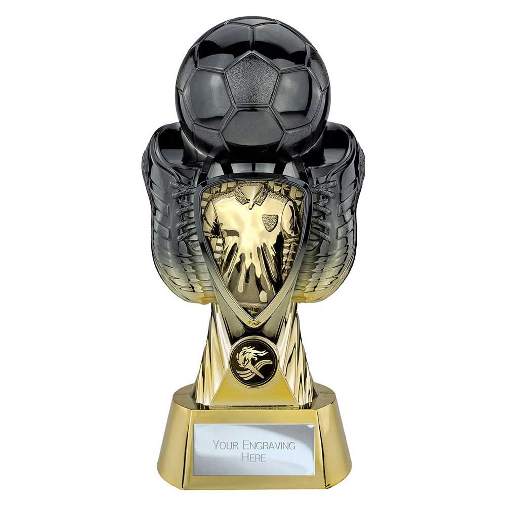 Tournament Football Trophy (Gold & Black)
