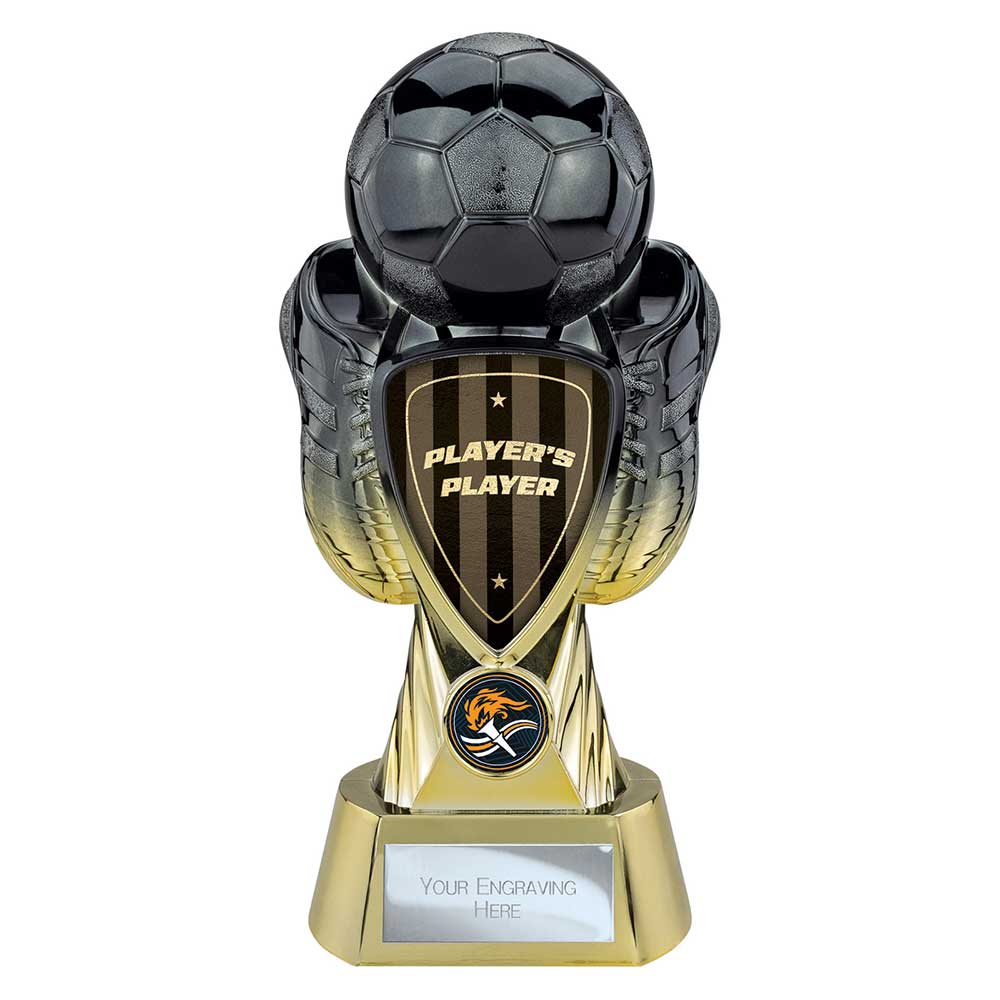 Tournament Football Trophy - Players Player (Gold & Black)