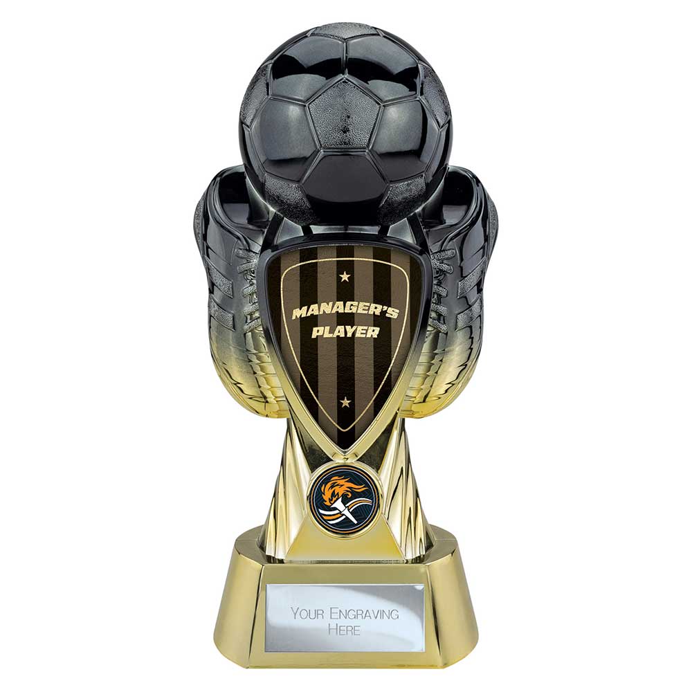 Tournament Football Trophy - Managers Player (Gold & Black)