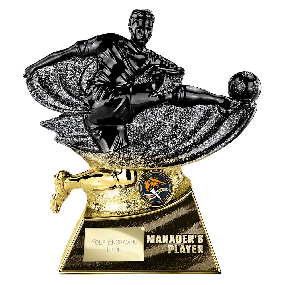 Power Strike Football Trophy - Managers Player (Gold & Black)