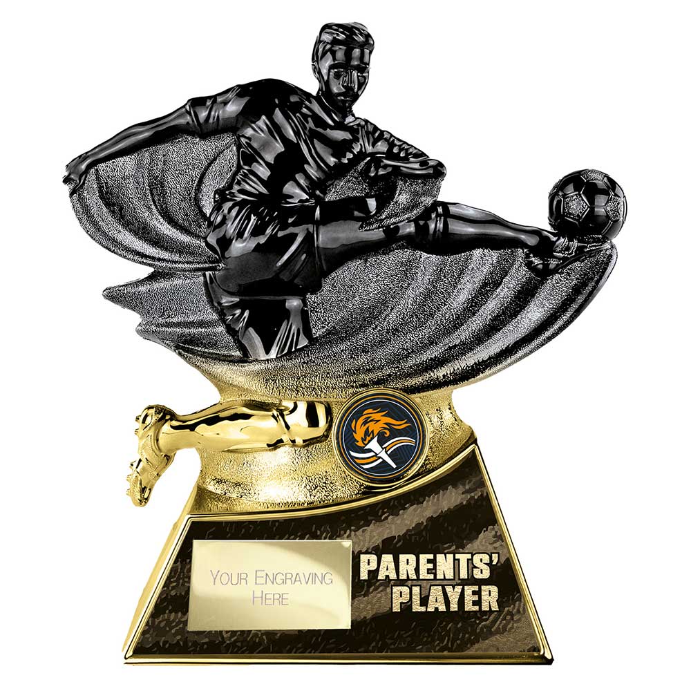 Power Strike Football Trophy - Parents Player (Gold & Black)