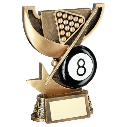 Gold Resin Pool Cup Trophy - 5.75in (CLEARANCE)