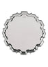 Hallmarked Sterling Silver Chippendale Salver (Tray) - With Luxury Wooden Box and Stand