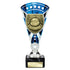 Cobra Football Trophy Cup Most Improved Player (Silver/Blue)