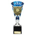 Cobra Football Trophy Cup Managers Player (Silver/Blue)