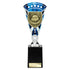 Cobra Football Trophy Cup Thank You Coach (Silver/Blue)