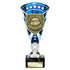 Cobra Football Trophy Cup Player of the Match (Silver/Blue)