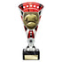 Cobra Trophy Cup Football Shirt & Ball (Silver/Red)