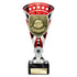 Cobra Football Trophy Cup Most Improved Player (Silver/Red)