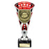 Cobra Football Trophy Cup Thank You Coach (Silver/Red)