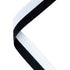 Black & White Medal Ribbon with Clip