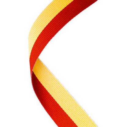 Red & Yellow Medal Ribbon with Clip