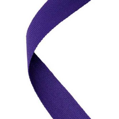 Purple Medal Ribbon with Clip