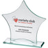 Personalised Jade Glass Star Plaque Award