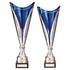 Wave Rider Metal Trophy Cup (Silver/Blue)