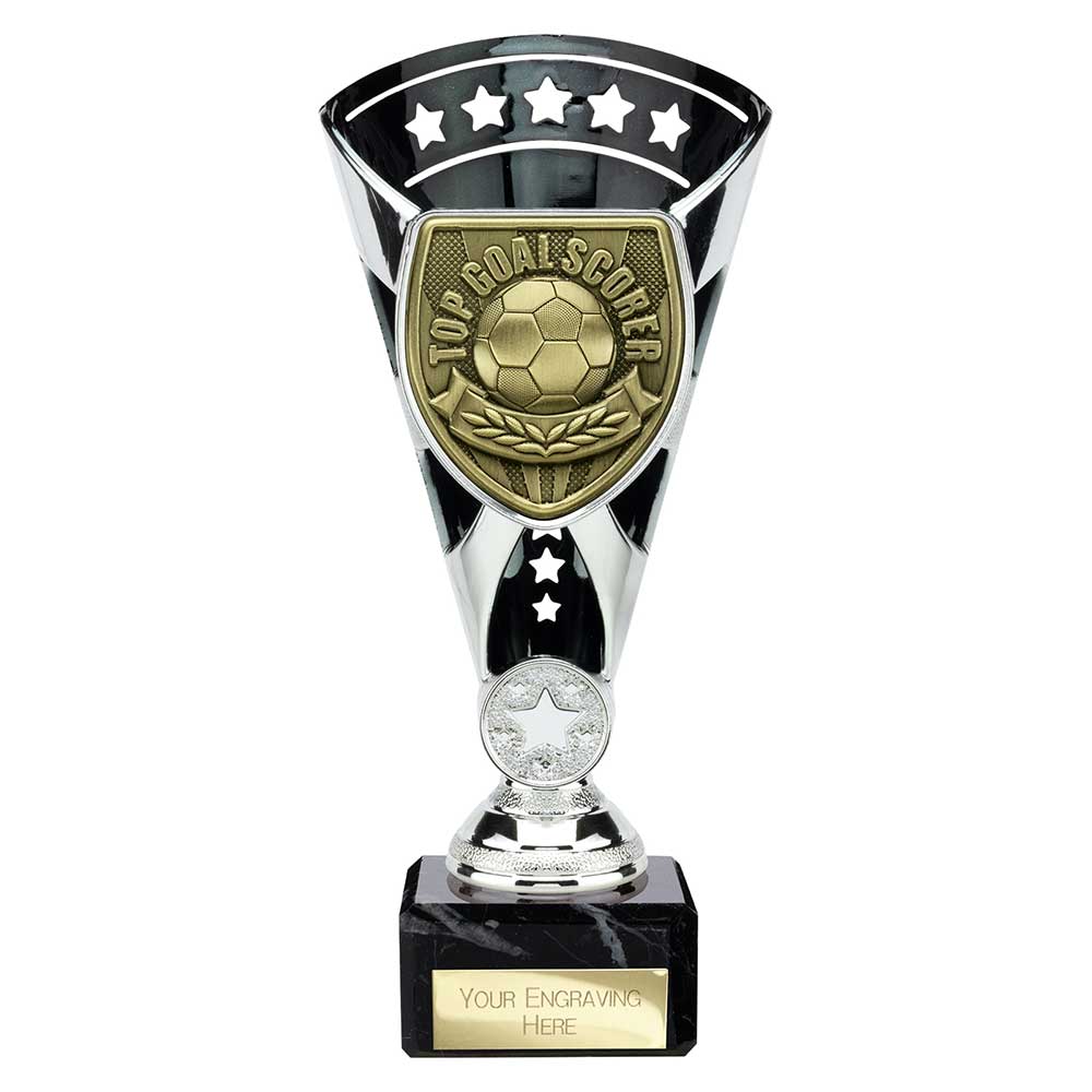 Cobra Football Trophy Cup Top Scorer (Silver/Black)