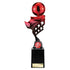 Innov8 Football Plastic Trophy - Red & Black