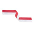 Red & White Medal Ribbon with Clip