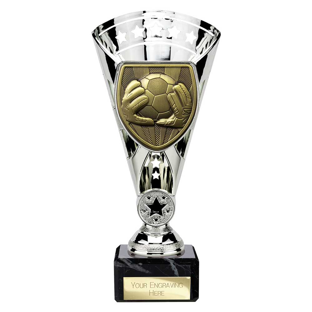 Cobra Trophy Cup Football Goalkeeper (Silver)