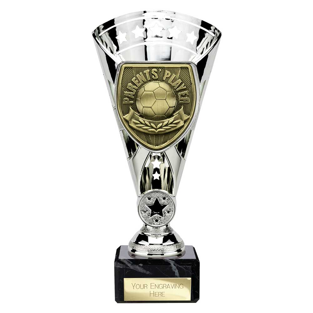 Cobra Football Trophy Cup Parents Player (Silver)