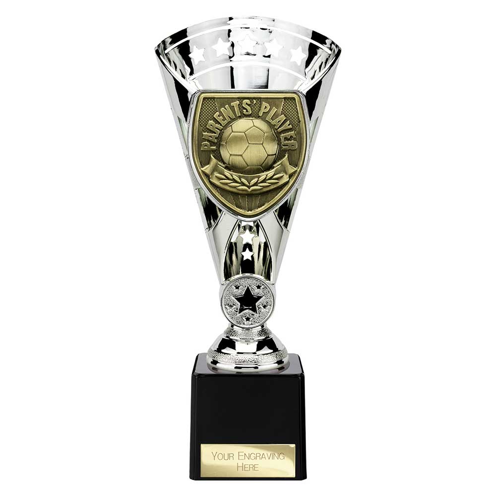 Cobra Football Trophy Cup Parents Player (Silver)