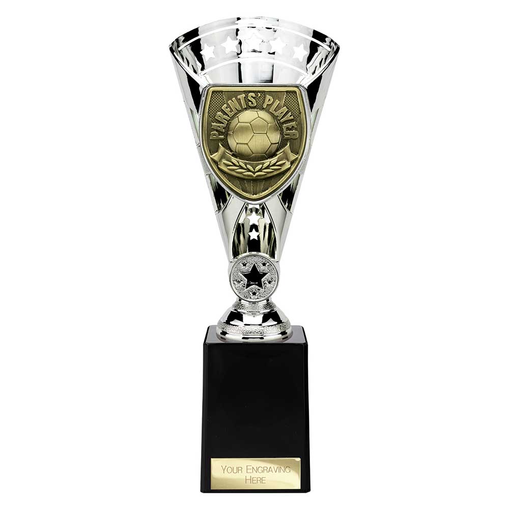 Cobra Football Trophy Cup Parents Player (Silver)