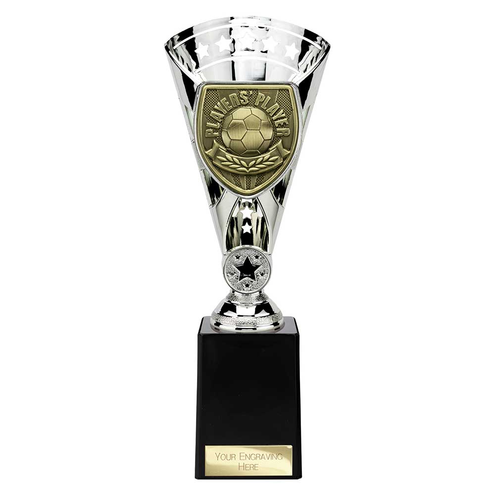 Cobra Football Trophy Cup Players Player (Silver)