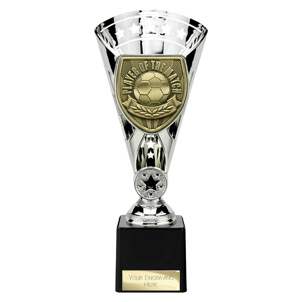 Cobra Football Trophy Cup Player of the Match (Silver)