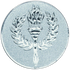Torch Laurel Wreath Silver Medal Centre