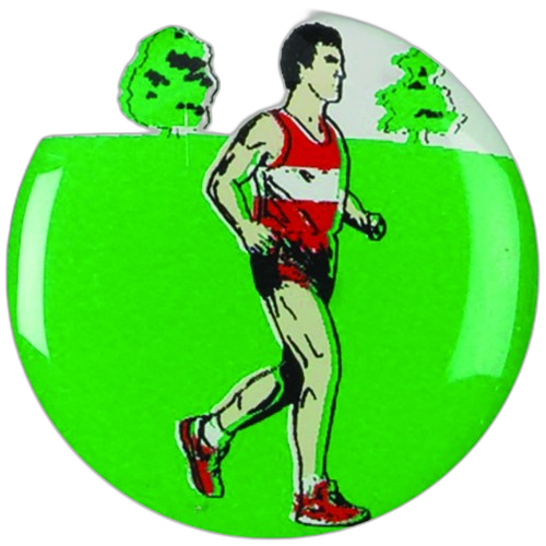 Race Walking Athletics Printed Medal Centre