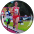 Athletics Running Printed Medal Centre