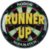 Runner Up Darts Printed Medal Centre