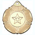 Centre Star Gold, Silver & Bronze Medals with Ribbon