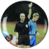 Football Referee Printed Medal Centre