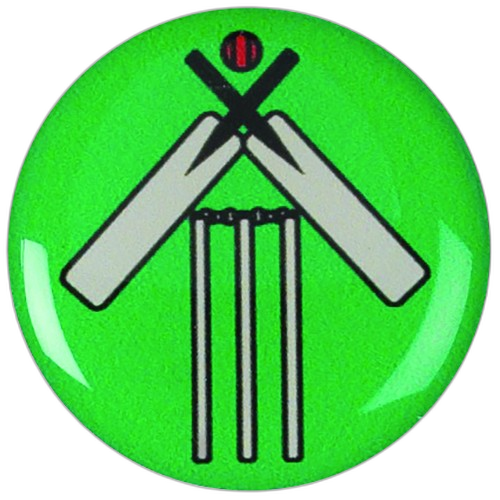 Cricket Bats Stumps Printed Medal Centre